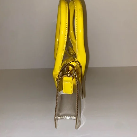 Yellow/Clear see-through handbag - Picture 5 of 6